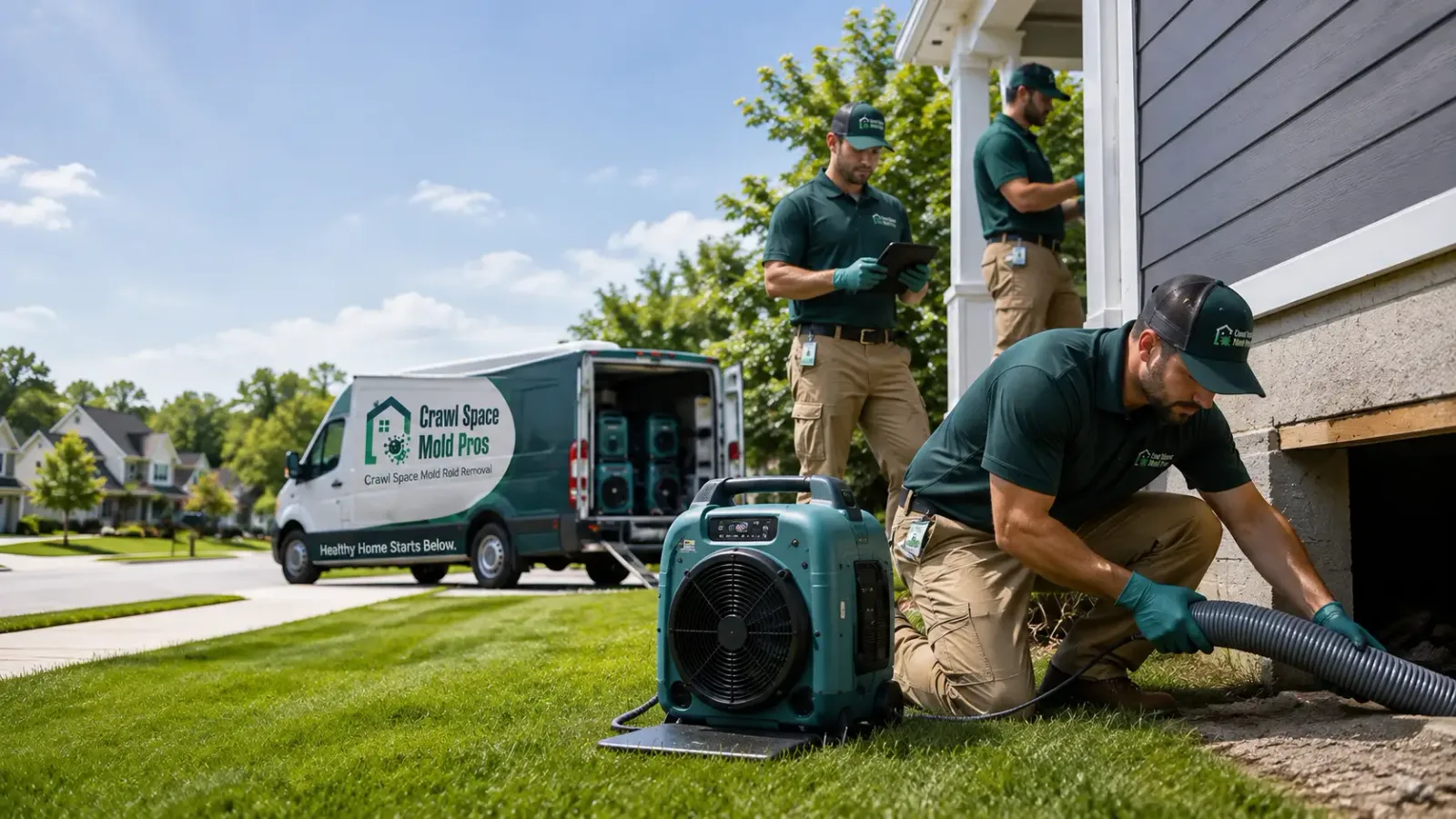 Crawl Space Mold Removal in Bay City, WI